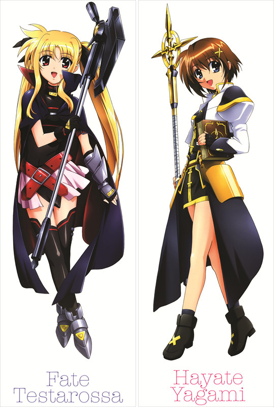 Magical Girl Lyrical Nanoha Fate Testarossa Anime Dakimakura Pillow Cover