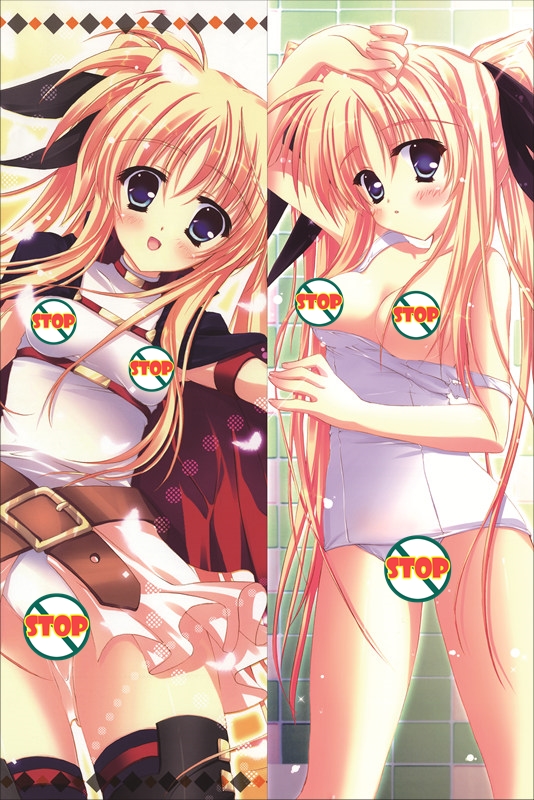 Magical Girl Lyrical Nanoha Fate Testarossa Anime Dakimakura Pillow Cover