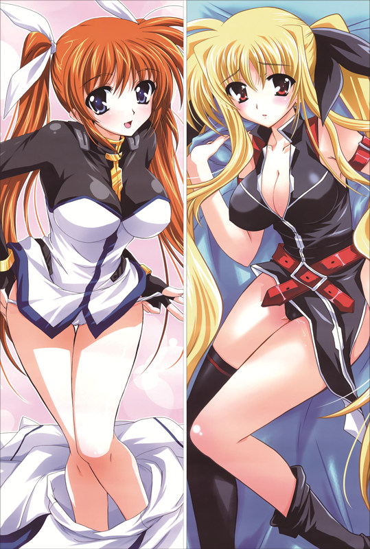 Magical Girl Lyrical Nanoha Fate Testarossa Anime Dakimakura Pillow Cover