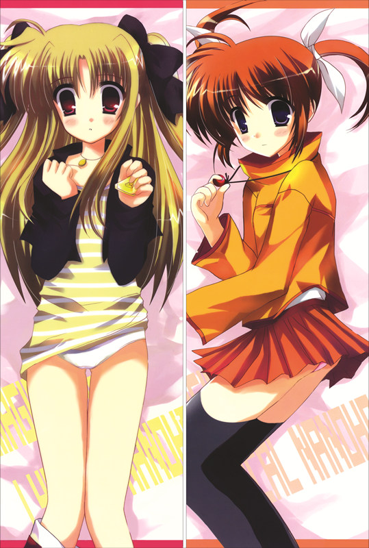 Magical Girl Lyrical Nanoha Fate Testarossa Anime Dakimakura Pillow Cover