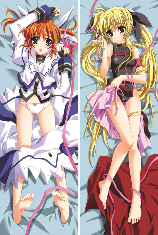 Magical Girl Lyrical Nanoha Fate Testarossa Anime Dakimakura Pillow Cover