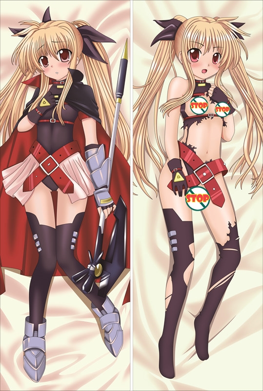 Magical Girl Lyrical Nanoha Fate Testarossa Anime Dakimakura Pillow Cover