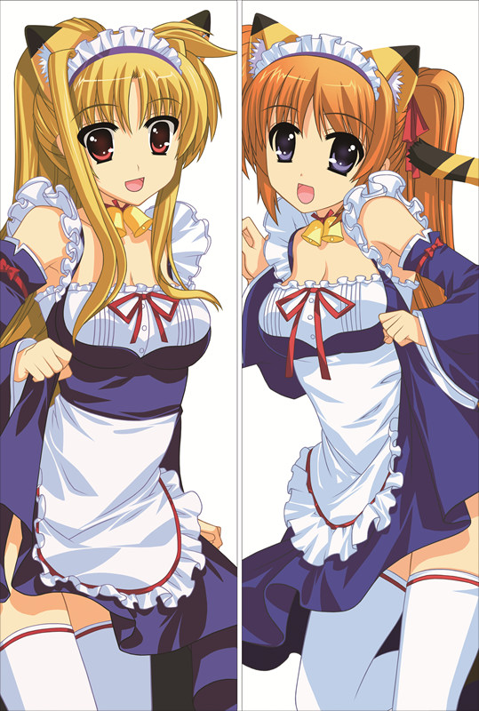 Magical Girl Lyrical Nanoha Fate Testarossa Anime Dakimakura Pillow Cover