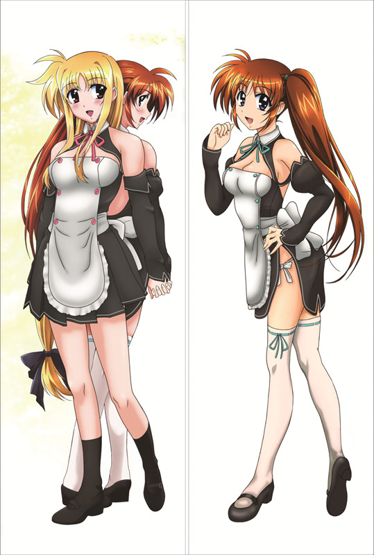 Magical Girl Lyrical Nanoha Fate Testarossa Anime Dakimakura Pillow Cover
