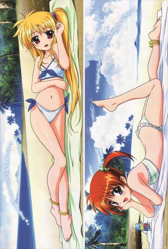 Magical Girl Lyrical Nanoha Fate Testarossa Anime Dakimakura Pillow Cover