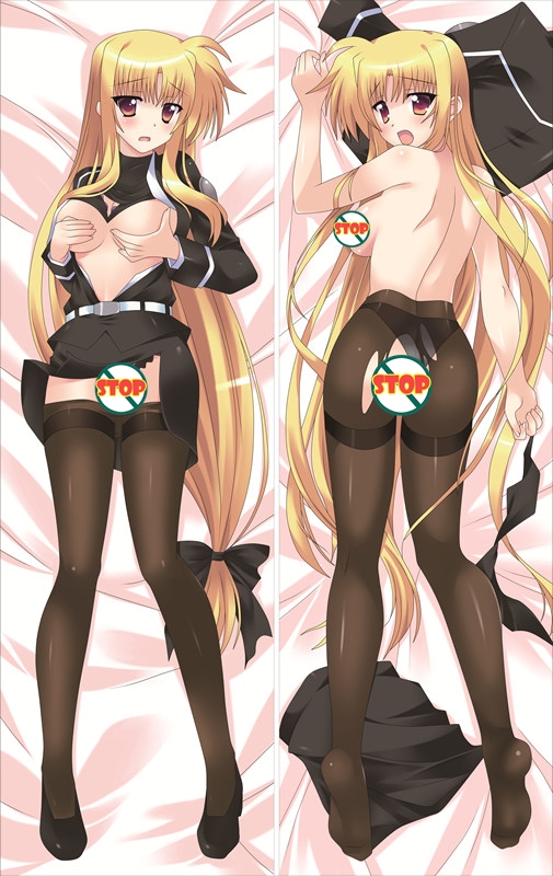 Magical Girl Lyrical Nanoha Fate Testarossa Anime Dakimakura Pillow Cover