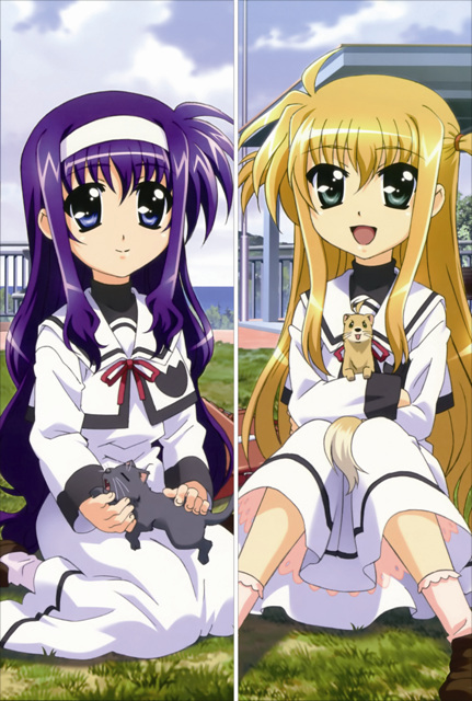 Magical Girl Lyrical Nanoha Fate Testarossa Anime Dakimakura Pillow Cover