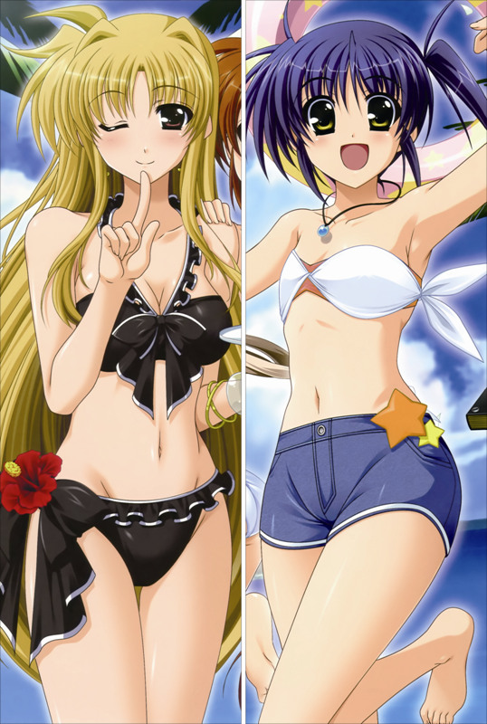 Magical Girl Lyrical Nanoha Fate Testarossa Anime Dakimakura Pillow Cover