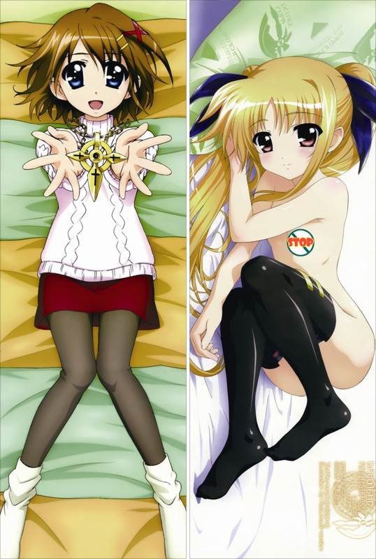 Magical Girl Lyrical Nanoha Fate Testarossa Anime Dakimakura Pillow Cover