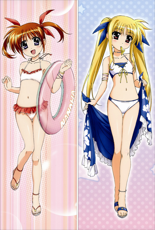 Magical Girl Lyrical Nanoha Fate Testarossa Anime Dakimakura Pillow Cover