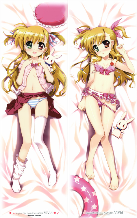 Magical Girl Lyrical Nanoha Fate Testarossa Anime Dakimakura Pillow Cover