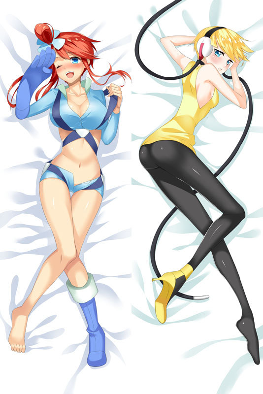 Pokemon Fuuro & Kamitsure Anime Dakimakura Japanese Pillow Cover