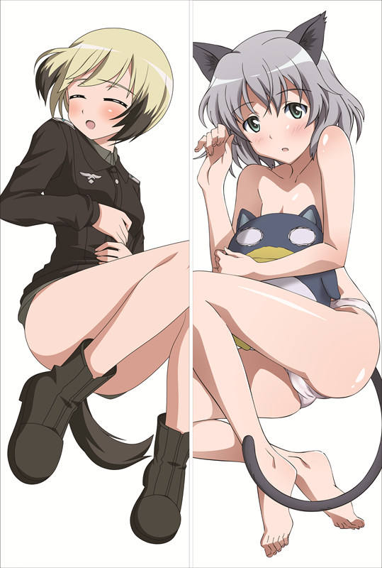 Strike Witches Anime Dakimakura Pillow Cover