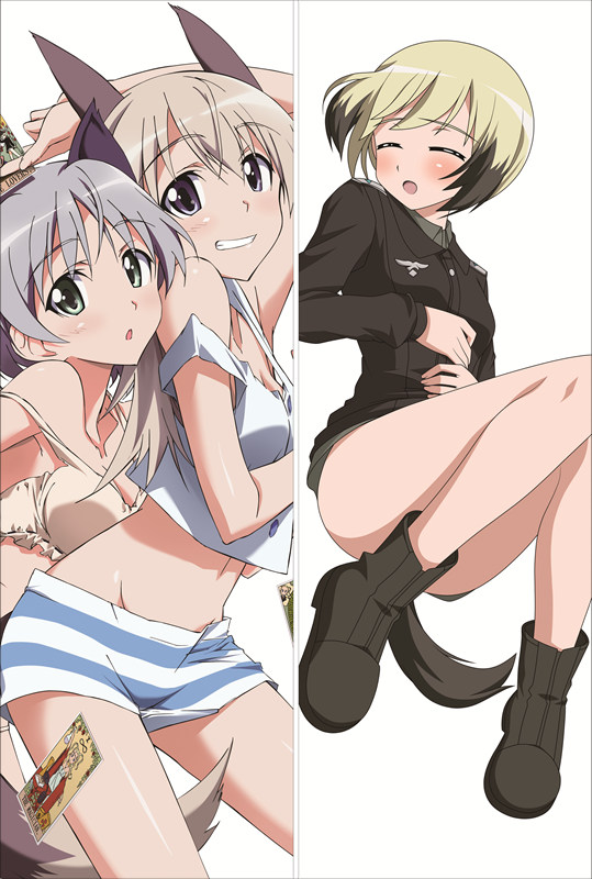 Strike Witches Anime Dakimakura Pillow Cover