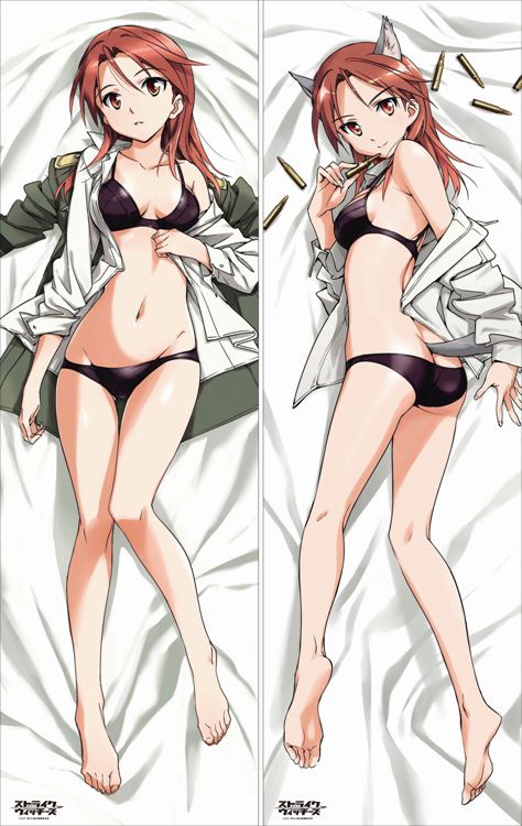 Strike Witches Anime Dakimakura Pillow Cover