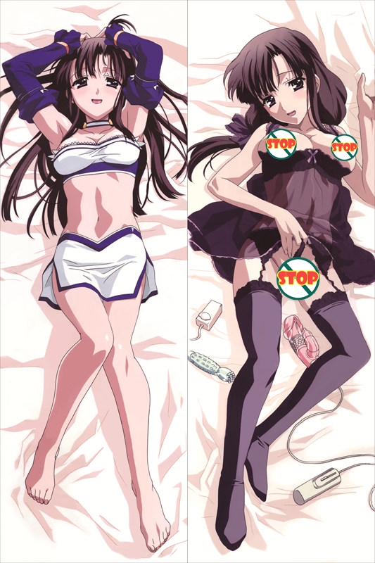 School Days Kotonoha Katsura + Sekai Saionji Anime Dakimakura Pillow Cover