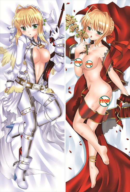 Fate stay night Saber Anime Dakimakura Pillow Cover