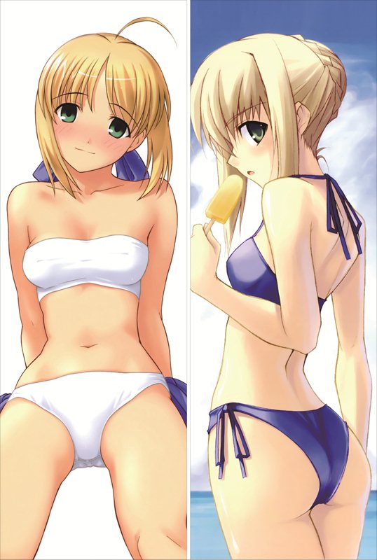 Fate stay night Saber Anime Dakimakura Pillow Cover