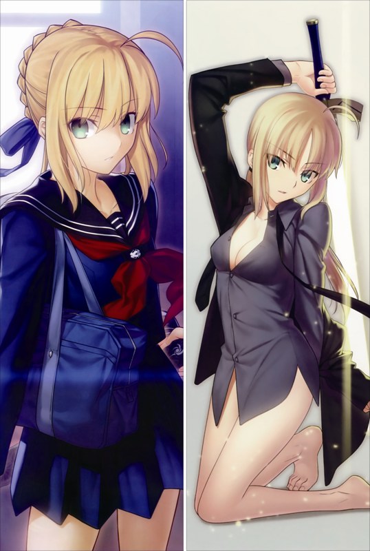 Fate stay night Saber Anime Dakimakura Pillow Cover