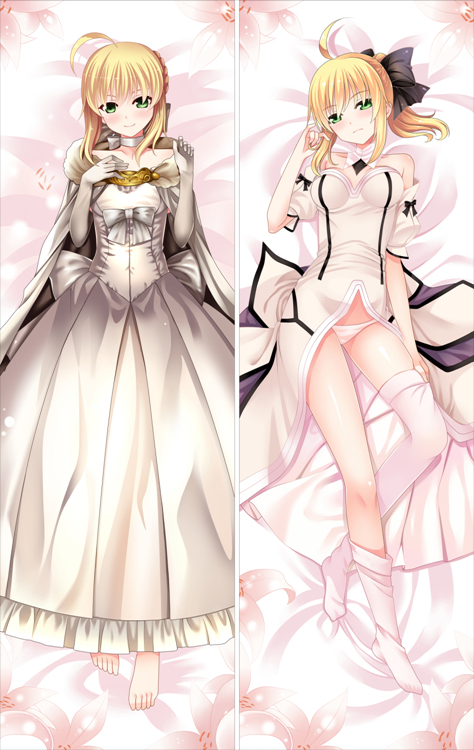 Fate stay night Saber Anime Dakimakura Pillow Cover