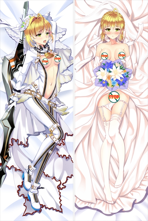 Fate stay night Saber Anime Dakimakura Pillow Cover