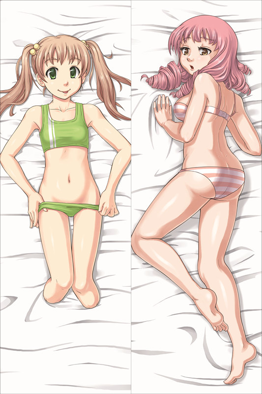 Katawa Shoujo Barazaki Emi + Mikado Shiina Anime Dakimakura Japanese Pillow Cover