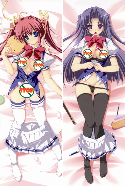 Lyrical Lyric Rin Takami + Nanao Asakura Anime Dakimakura Japanese Pillow Cover