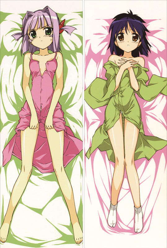 Jinki: Extend Rui Kousaka + Satsuki Kawamoto Anime Dakimakura Japanese Pillow Cover