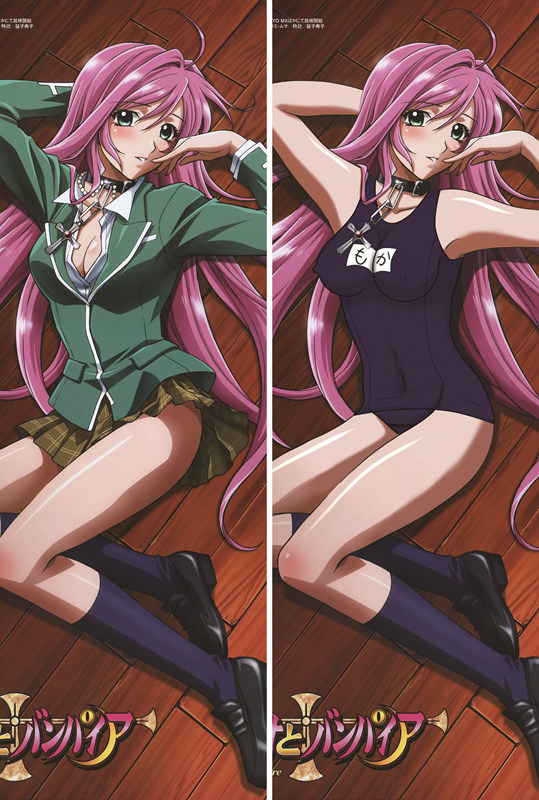 Rosario + Vampire Moka Akashiya Anime Dakimakura Japanese Pillow Cover