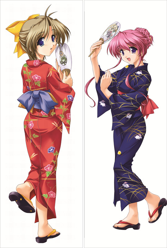 Mizuiro Hiyori Hayasaka + Kiyoka Onosaki Anime Dakimakura Body Pillow Cover