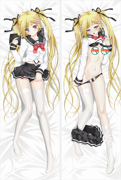 Kanojo x Kanojo x Kanojo Dokidoki Pack! Mafuyu Orifushi Anime Dakimakura Japanese Pillow Cover