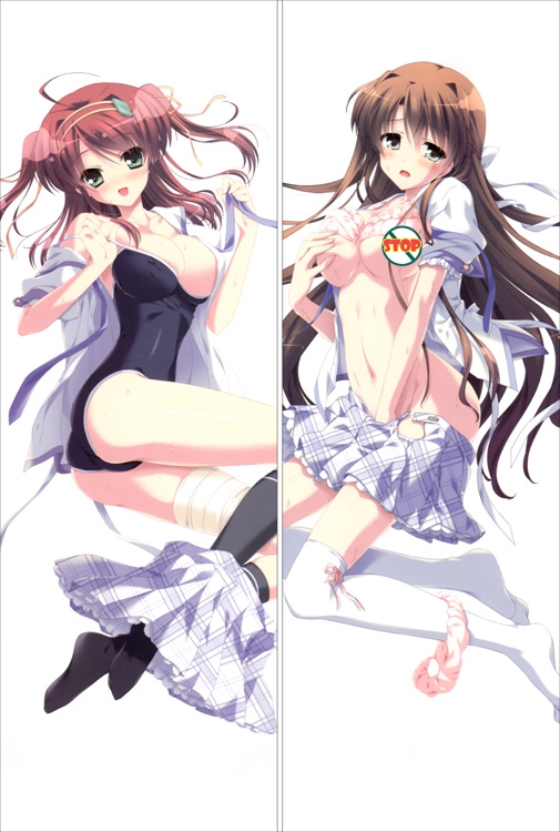 Natsuzora no Perseus Sui Minakawa  +Touka Sawatari Anime Dakimakura Japanese Pillow Cover