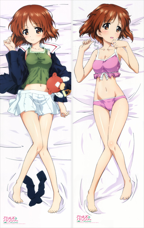 Girls und Panzer Miho Nishizumi Anime Dakimakura Japanese Pillow Cover