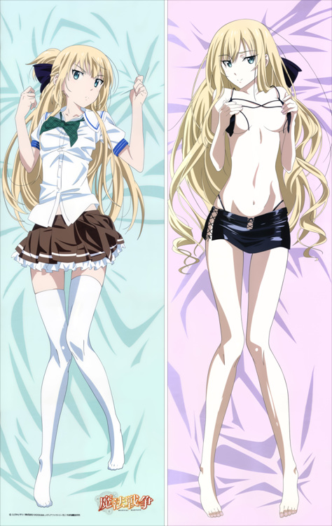 Magical Warfare Kurumi Isoshima Anime Dakimakura Japanese Pillow Cover