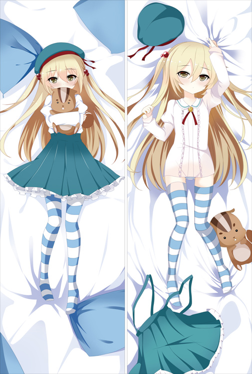 Inou-Battle wa Nichijou-kei no Naka de Chifuyu Himeki Anime Dakimakura Japanese Pillow Cover