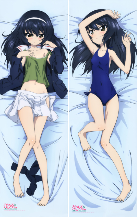 Girls und Panzer Mako Reizei Anime Dakimakura Japanese Pillow Cover