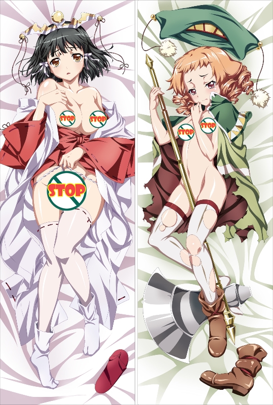 Kuroinu ~Kedakaki Seijo wa Hakudaku ni Somaru~  Kaguya -Luu Luu Anime Dakimakura Japanese Pillow Cover