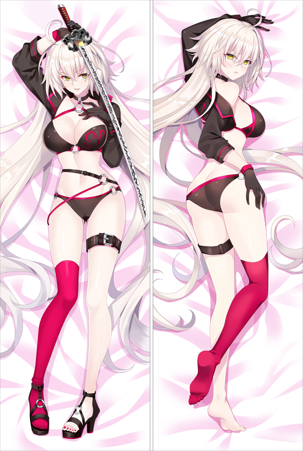 Fate Grand Order Jeanne d'Arc(Alter) Anime Dakimakura Pillow Cover