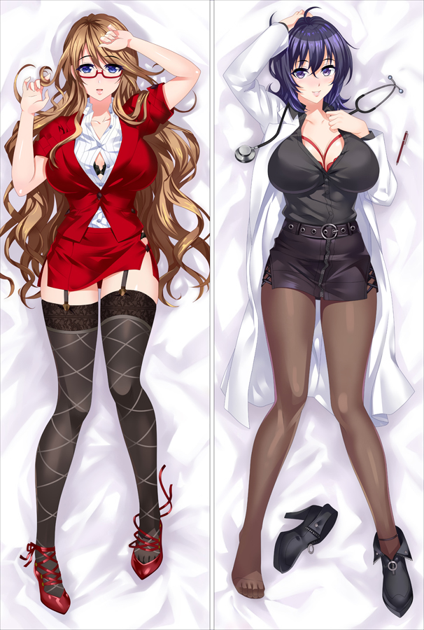 Erotic love sister Mr. sensei Ayaka & Rika Anime Dakimakura Pillow Cover
