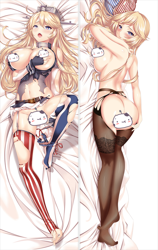 Kantai Collection Iowa Anime Dakimakura Hugging Pillow Cover