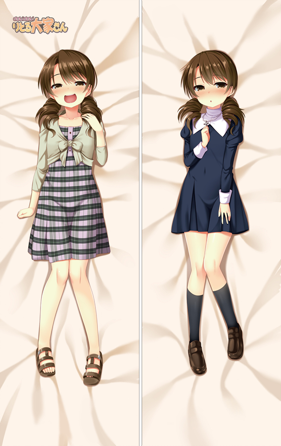 Dokidoki Let 's go home Aso Miao Anime Dakimakura Pillow Cover