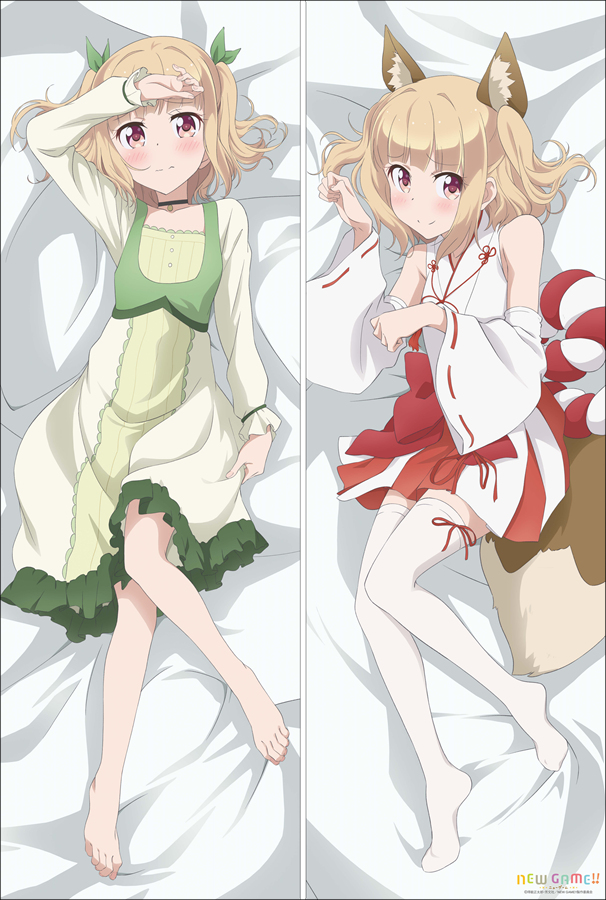 New Game! Iizima Yun Anime Dakimakura Pillow Cover