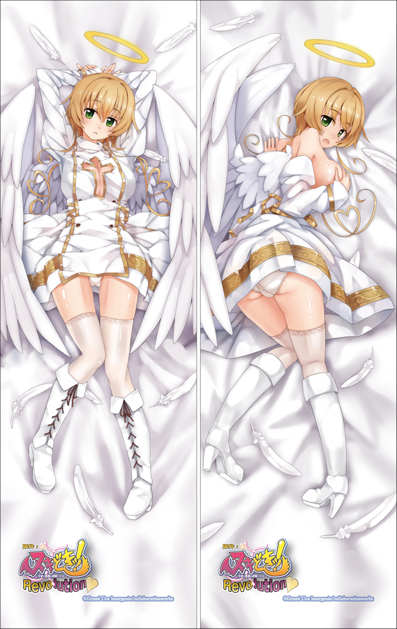 Nuki Dokki! ~ Angel and Devil 's Battle of Exhale ~ Sera Mitra Irene. Anime Dakimakura Pillow Cover