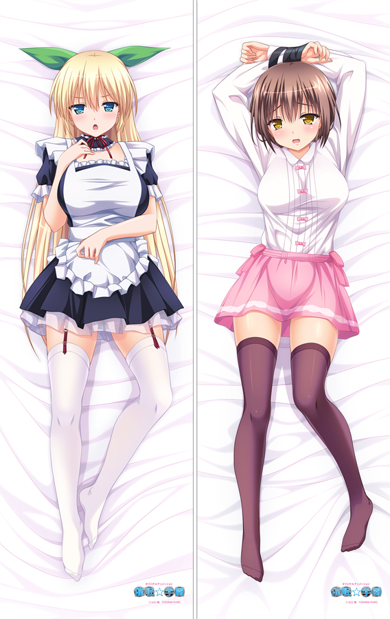 Saimin Gakuen Lady Lyrica and Suzunechan Anime Dakimakura Pillow Cover