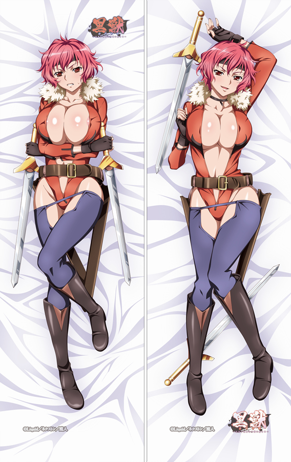 Kuroinu ~ Kedakaki Seijo wa Hakudaku ni Somaru ~Maia Anime Dakimakura Pillow Cover