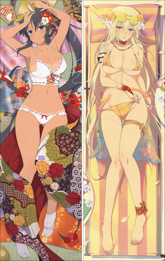 Senran Kagura Shinovi Versus Homura&Leo Anime Dakimakura Pillow Cover