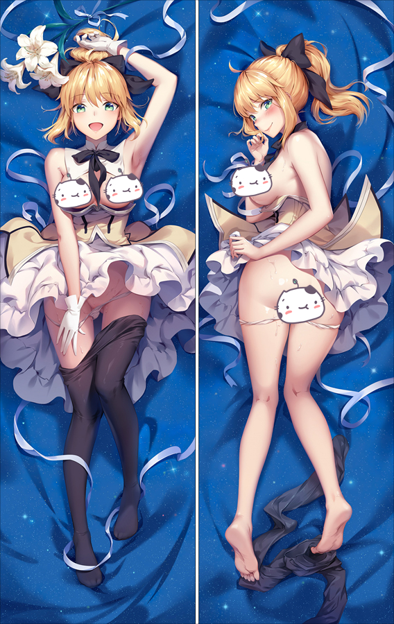 Fate/Grand Order Altria Lily Anime Dakimakura Pillow Cover