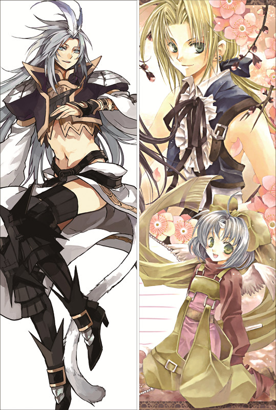 Final Fantasy IX Kuja + Zidane Tribal Anime Dakimakura Japanese Pillow Cover