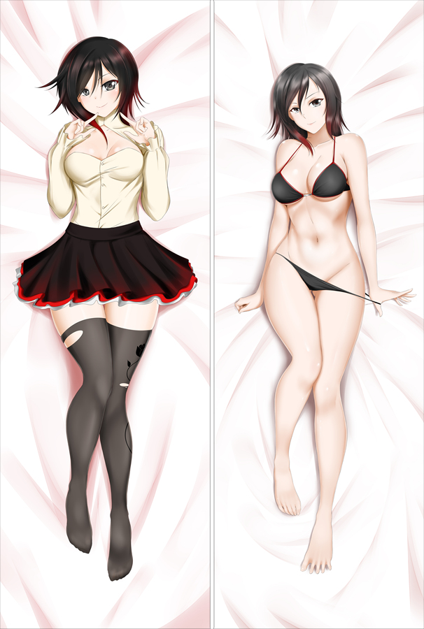 RWBY ruby rose.Anime Dakimakura Pillow Cover