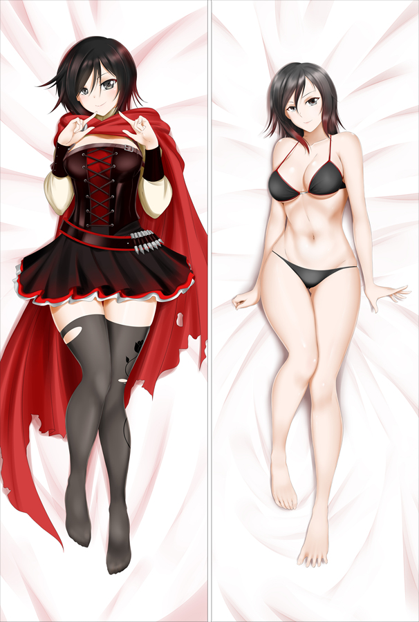 RWBY ruby rose Anime Dakimakura Pillow Cover
